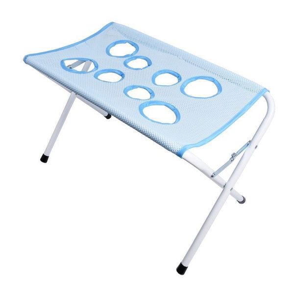 CalmClaws bath stand — Blue variant